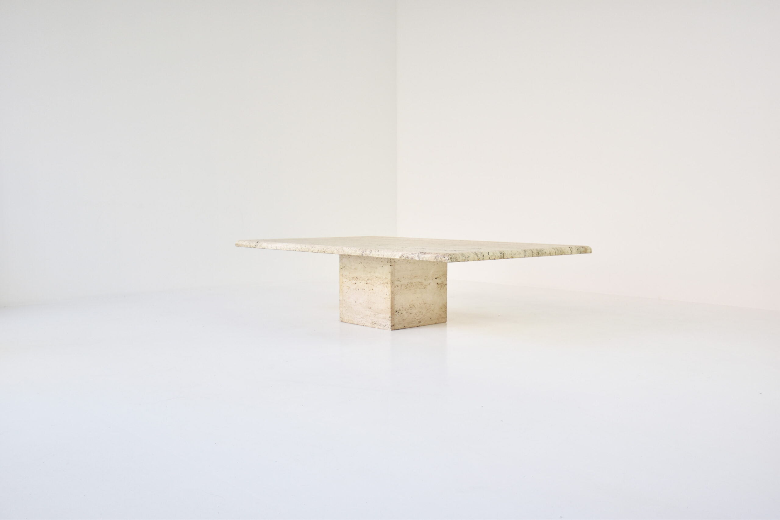 Rectangular travertine coffee table - Modern Living