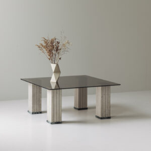 Smoked granite coffee table