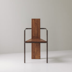 Jonas Bohlin wooden concrete chair
