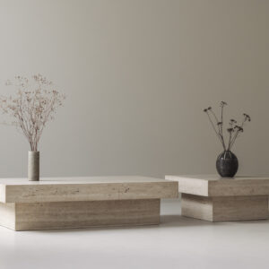 Travertine coffee tables