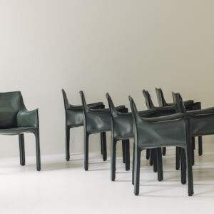 Mario Bellini - CAB 413 green leather