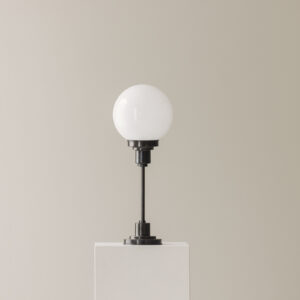 Opaline art deco table lamp