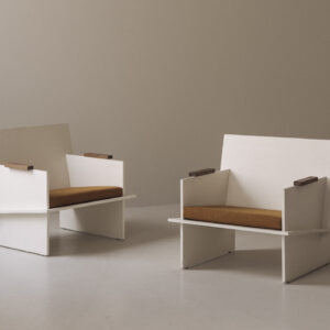 French Modernist lounge chairs