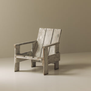 Crate chair in the manner of Gerrit Rietveld