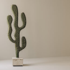 Fiberglass cactus floor lamp