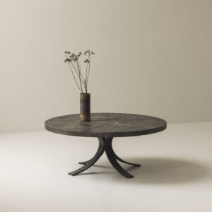 French slate stone coffee table