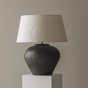 French ceramic table lamp