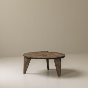 French rustic tripod coffee table