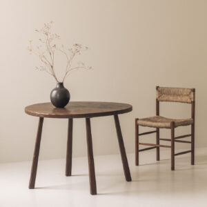 French solid oak dining table