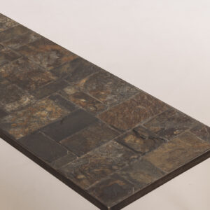 French slate stone coffee table