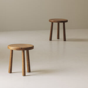 French oak stools, 1960s