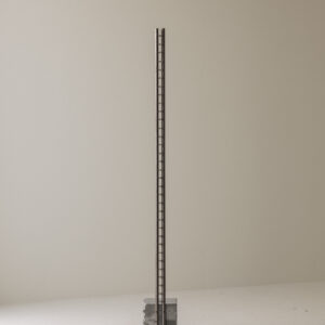 Sculptural Brutalist Floor Lamp in Concrete and Steel, 1980s