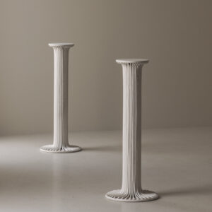 Pair of Sculptural Italian Pedestals, 1960s