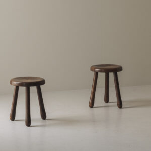 Solid elm stools